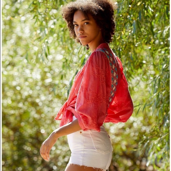 Pilcro and the Letterpress Tops - Anthropologie Pilcro Blouse